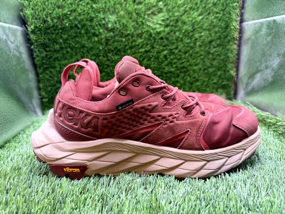 Hoka One One Shoes - Hoka One One Anacapa Low GTX 1119373-CMHS Athletic Shoes Women's 8B Red Leather